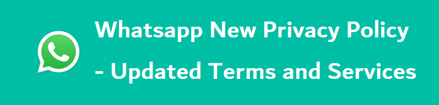 This image will show you header of Whatsapp new Privacy Policy