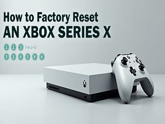 How to Factory Reset an Xbox Series X